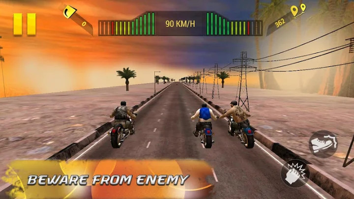 Moto Attack 3D Bike Race 2016截图5