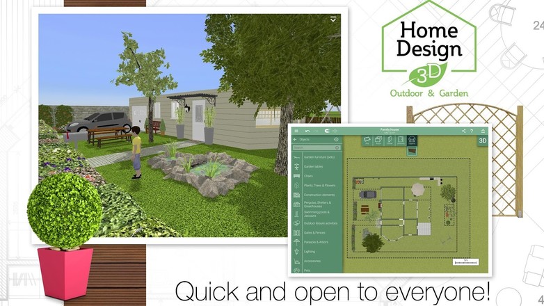 Home Design 3D Outdoor/Garden截图2