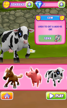 Pets Runner Game - Farm Simulator截图4
