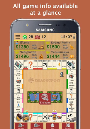 Quadropoly - Best AI Property Trading Board Game截图5