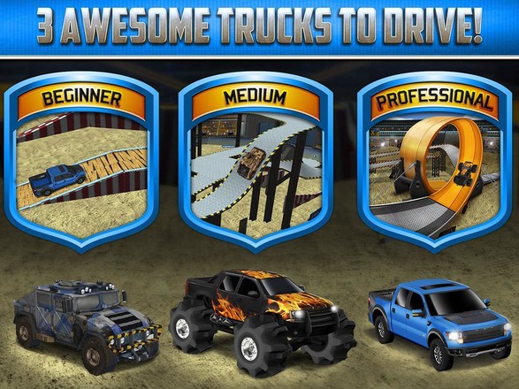 3D Monster Truck Parking Game截图6