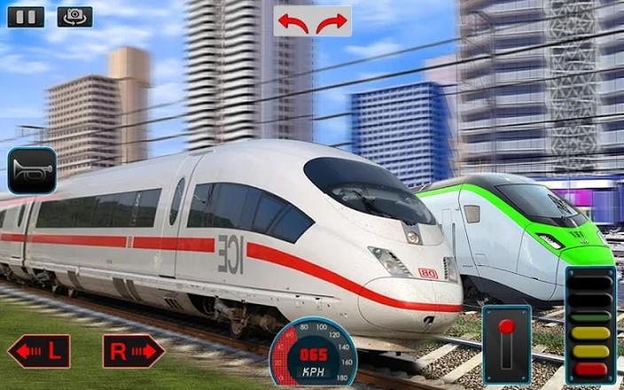 城市列车模拟器2019年：免费列车游戏3D截图1