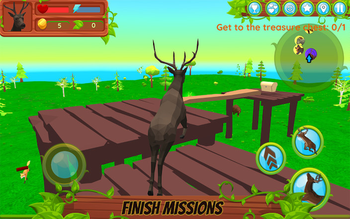 Deer Simulator - Animal Family截图5