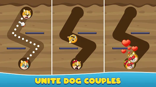 Connect Love Doge: Draw Puzzle截图4