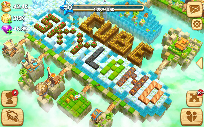 Cube Farm 3D: Harvest Skyland截图6