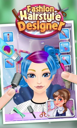 时尚发型设计 - 儿童游戏截图1