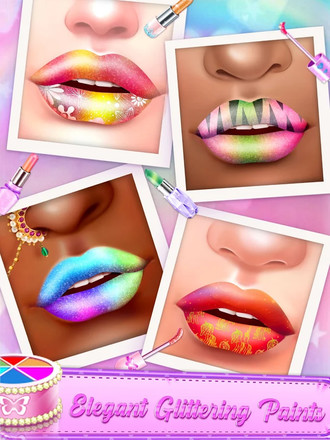 嘴唇艺术-完美口红化妆游戏截图4