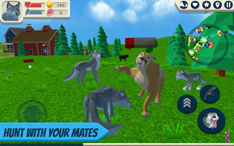 Wolf Simulator: Wild Animals 3截图3