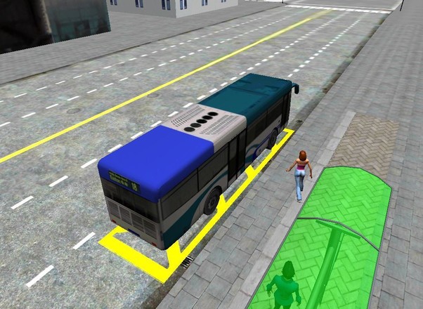 3D城市驾驶 - 巴士停车场截图9