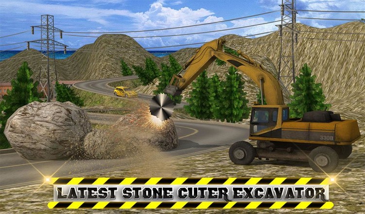 重型挖掘机：石材切割机截图1