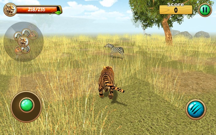 Wild Tiger Simulator 3D截图2