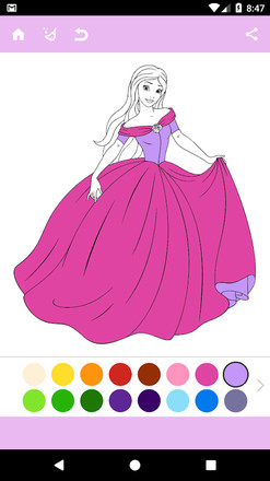 Princess Coloring Pages截图1