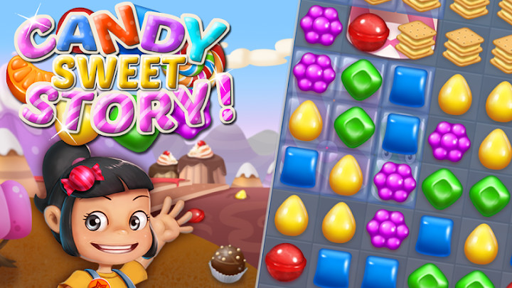 Candy Sweet Story: Candy Match 3 Puzzle截图6