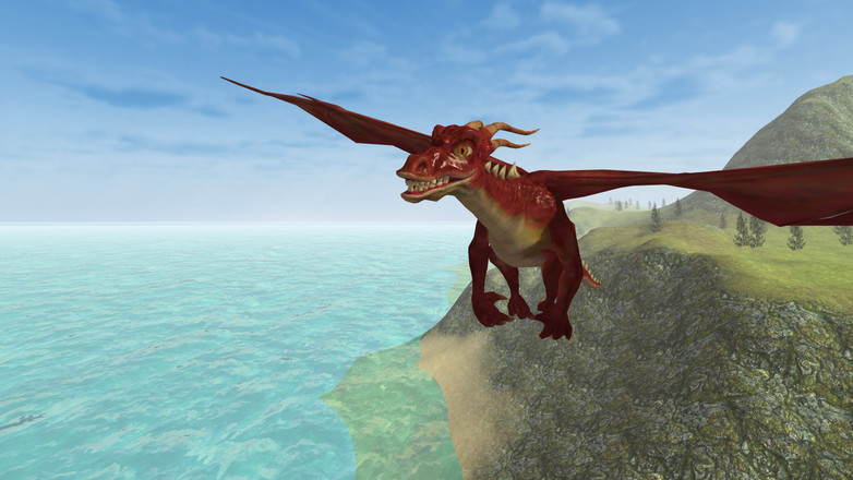 Flying Fire Drake Simulator 3D截图1