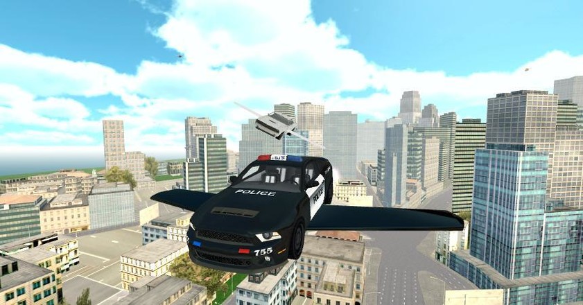 Flying Police Car Simulator截图2