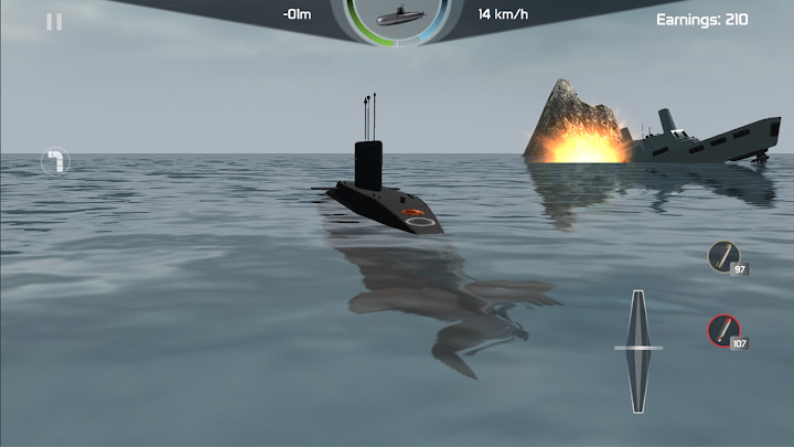 Submarine Simulator : Naval Warfare截图1