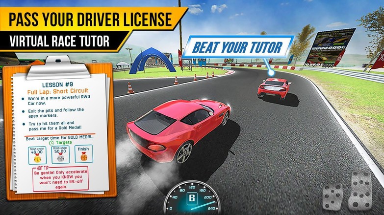 Driving School Test Car Racing截图3