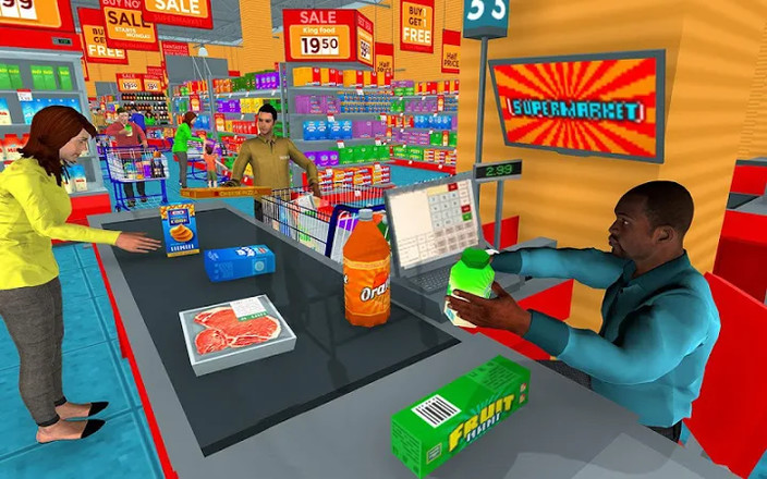 超级市场 杂货 购物 购物中心 家庭 游戏截图6