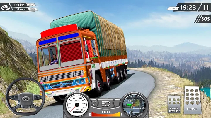 Real Euro Cargo Truck Simulator Driving Free Game截图3