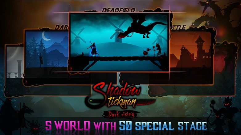 Shadow Stickman: Dark rising – Ninja warriors截图8