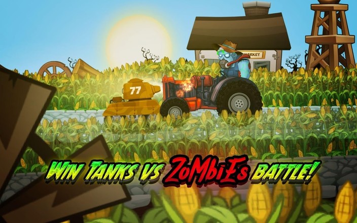 Zombie Survival Games: Pocket Tanks Battle截图3