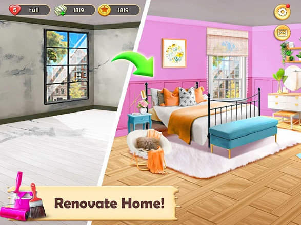 Home Design: Dream House Games for Girls截图4
