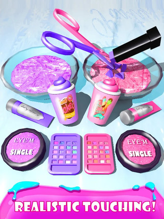 Mixing Makeup Into Slime ASMR Games for Girls截图2