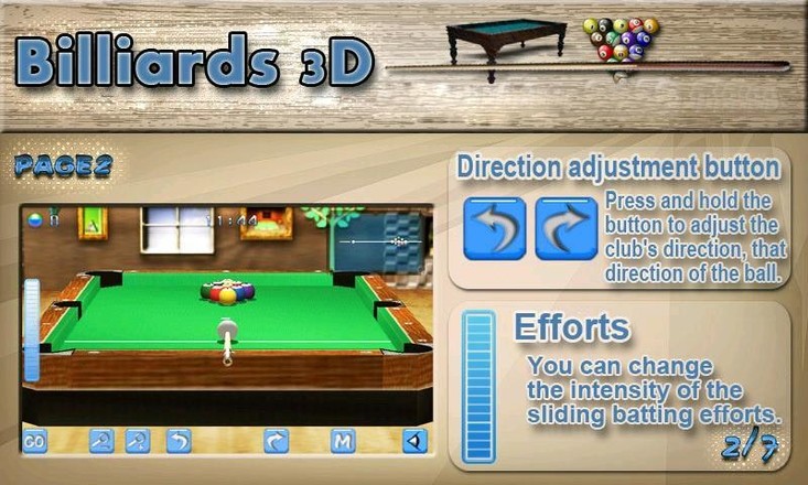 Billiard 3D截图7