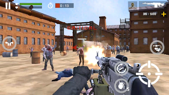 Dead Zombie Battle : Zombie Defense Warfare截图1