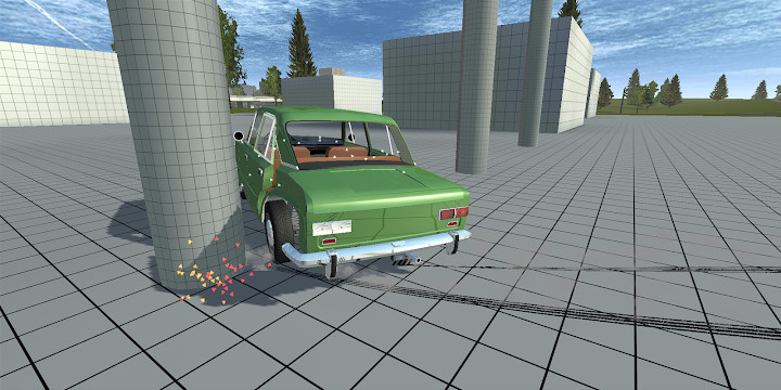 Simple Car Crash Physics Simulator Demo截图5