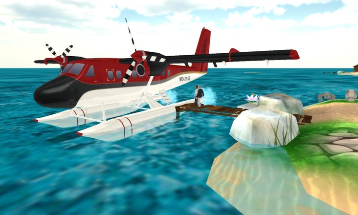 Sea Plane: Flight Simulator 3D截图3