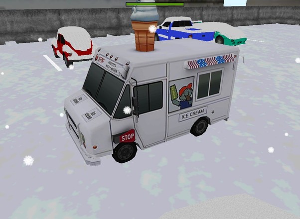 公车冬天停车场 - 3D游戏截图3