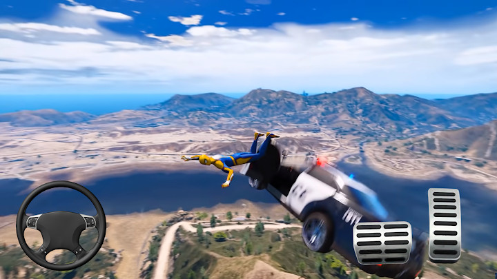 Superhero Car Stunts - Racing Car Games截图2