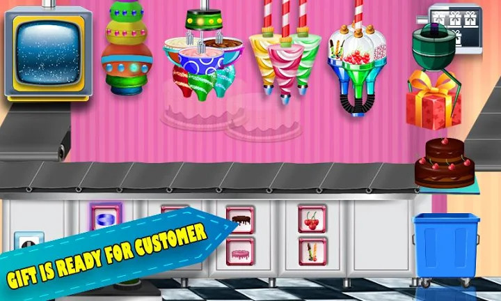 生日巧克力蛋糕厂：甜品食品游戏截图2