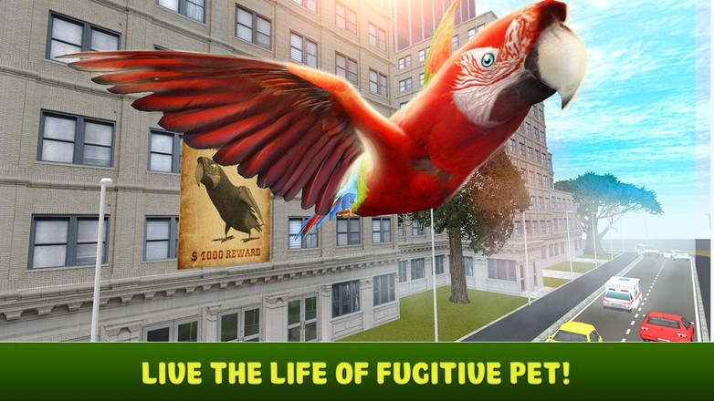 City Bird Parrot Simulator 3D截图2