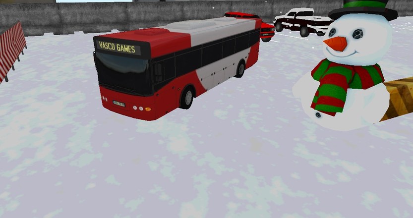 公车冬天停车场 - 3D游戏截图10