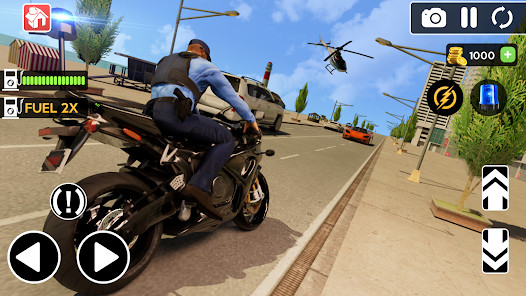 Police Motorbike Traffic Rider截图4