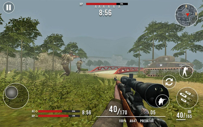 American vs Japanese Sniper - Hunter Survival FPS截图2