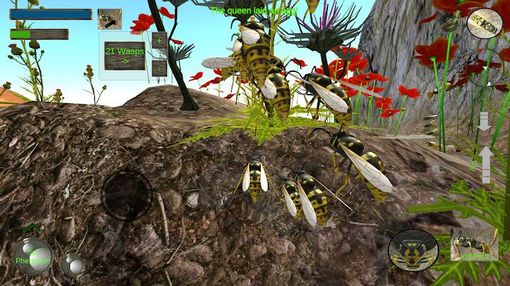 Wasp Nest Simulator - Insect and 3d animal game截图5
