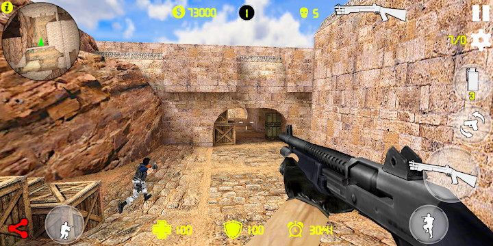 Gun Strike War : Free Shooting Game截图1