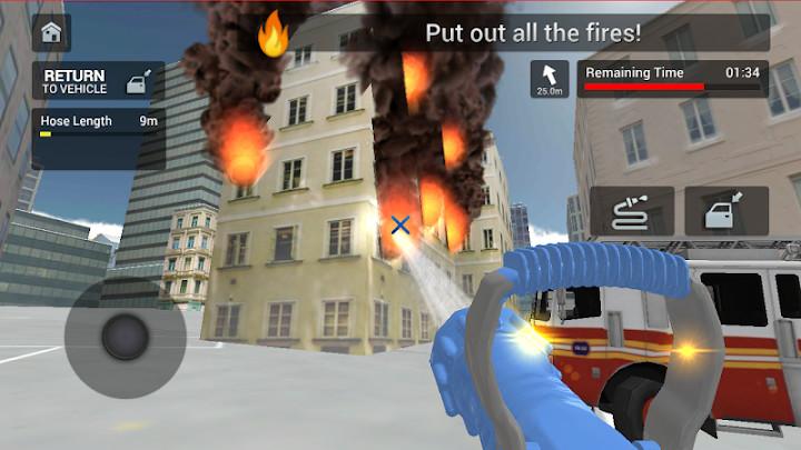 Fire Truck Driving Simulator截图4