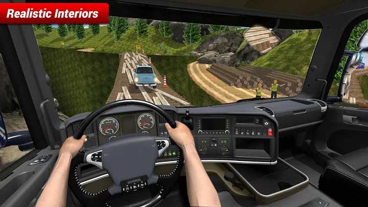 越野卡車駕駛模擬器免費 - Offroad Truck Driving Simulator Free截图2