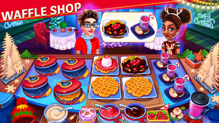Christmas Cooking : Crazy Food Fever Cooking Games截图3