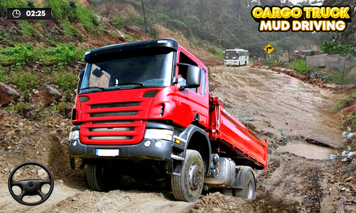 Cargo Truck Hill Transport Simulator Truck 3D截图4