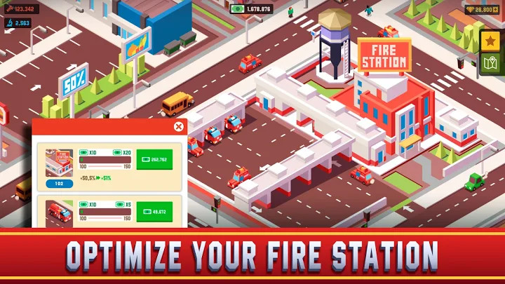 Idle Firefighter Empire Tycoon - Management Game截图4