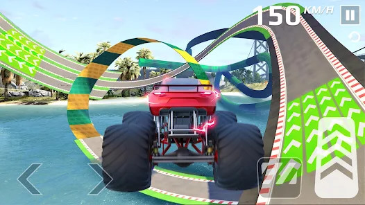 Monster Truck Stunt - Car Game截图1