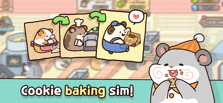 Hamster Cookie Factory - Tycoon Game截图2