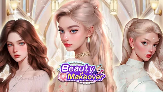 Beauty Makeover: DIY化妆游戏、女生游戏截图4