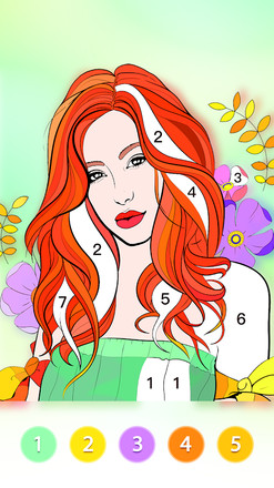 Coloring Fun : Color by Number Games截图1