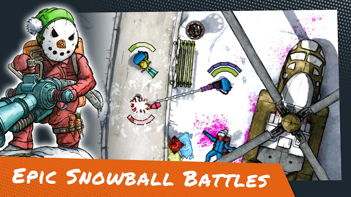 Snowsted Royale - Arcade Multiplayer 2D Shooter截图2